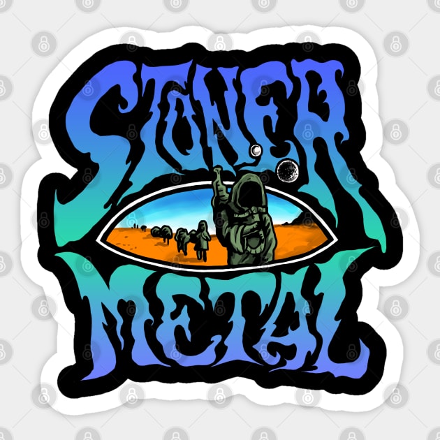 STONER METAL Sticker by AMOS_STUDIO